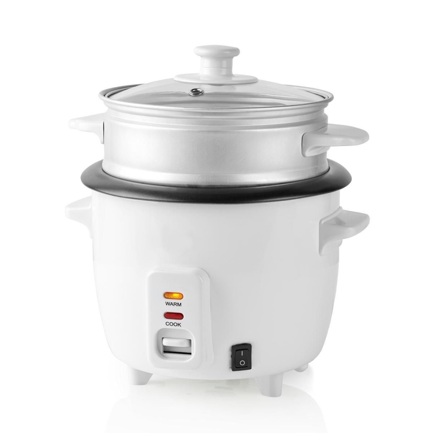 Готварска печка за ориз 300W/230V 0,6l бял