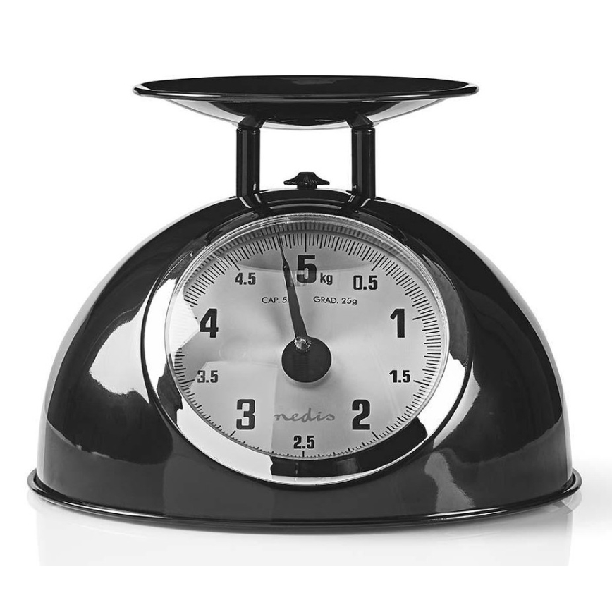 Ретро кухненска везна с черна купа