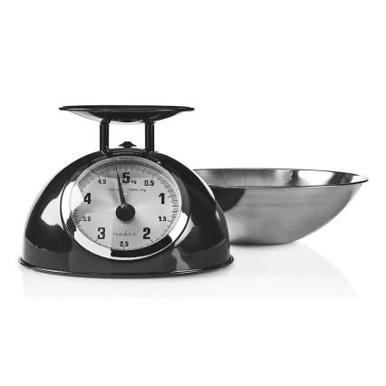 Ретро кухненска везна с черна купа