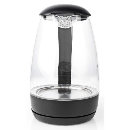 Кана с LED подсветка 1,7 л 2200W/230V черна