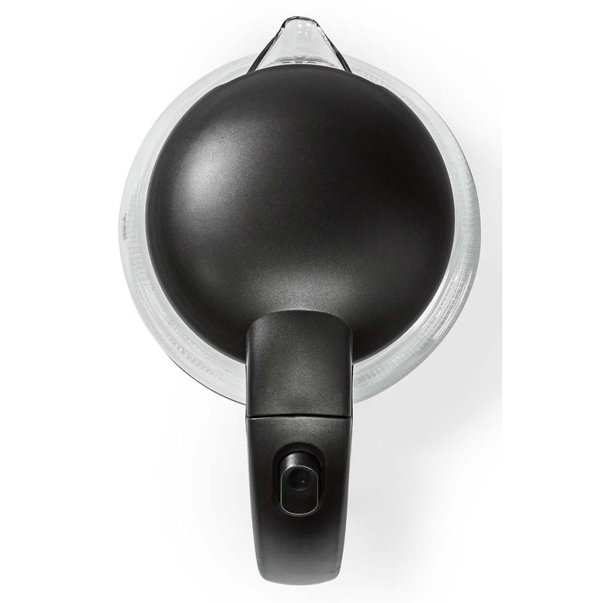 Кана с LED подсветка 1,7 л 2200W/230V черна