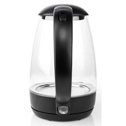 Кана с LED подсветка 1,7 л 2200W/230V черна