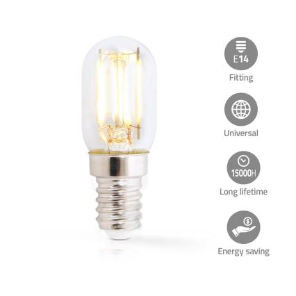 LED Крушка за хладилник T22 E14/1,5W/230V 1800K