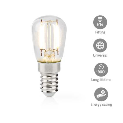 LED Крушка за хладилник T26 E14/2W/230V 2700K