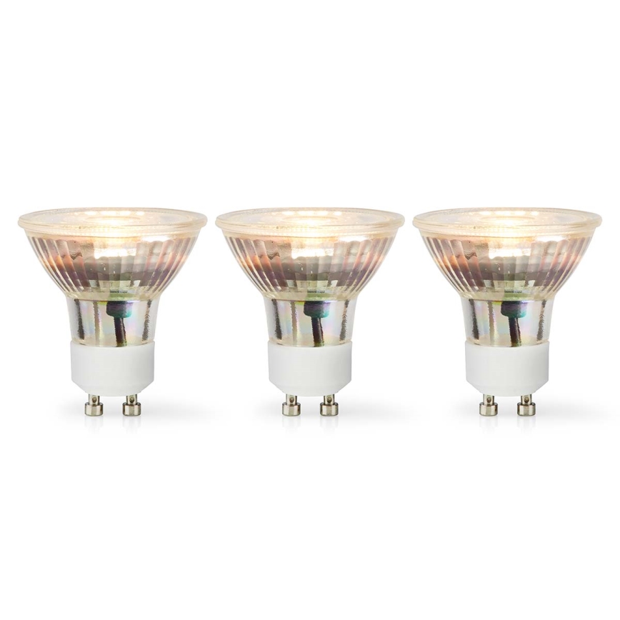 КОМПЛЕКТ 3x LED крушки GU10/4,5W/230V 2700K
