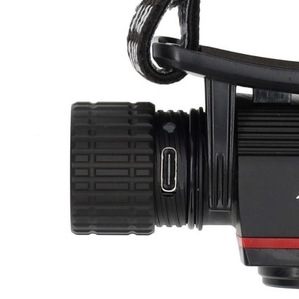 LED димируема презареждаема алуминиева челна лампа LED/10W/5V 2200 mAh IPX8 черна