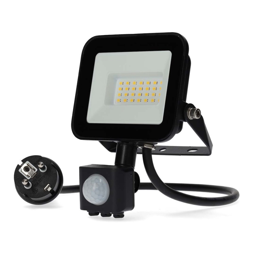 LED прожектор с сензор LED/20W/230V 4000K IP44