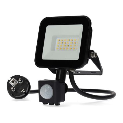LED Прожектор със сензор LED/20W/230V 4000K IP44