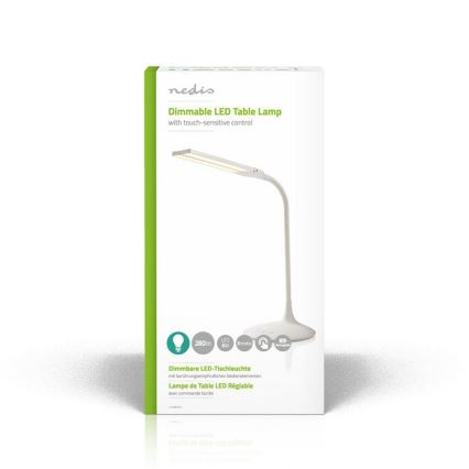 LED Димируема настолна лампа LED/6W/5V 2200 mAh бял