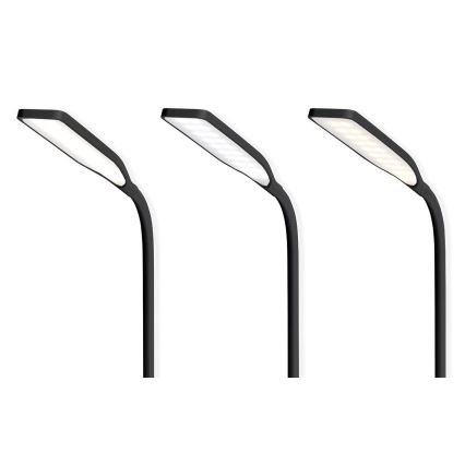 LED Димируем докосване flexible настолна лампа с 15W безжично зареждане Qi LED/5,5W/230V 2700-6500K черен