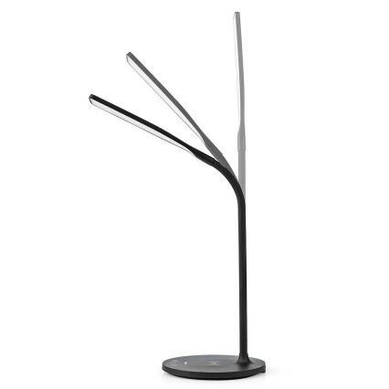 LED Димируем докосване flexible настолна лампа с 15W безжично зареждане Qi LED/5,5W/230V 2700-6500K черен