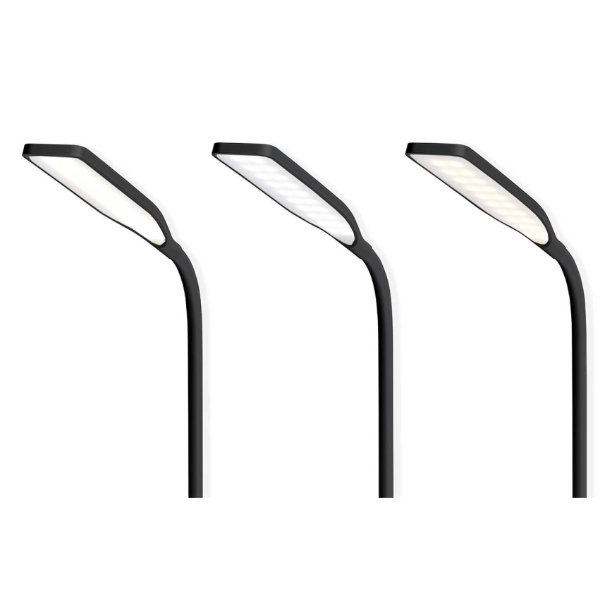 LED Димируем докосване flexible настолна лампа с 15W безжично зареждане Qi LED/5,5W/230V 2700-6500K черен
