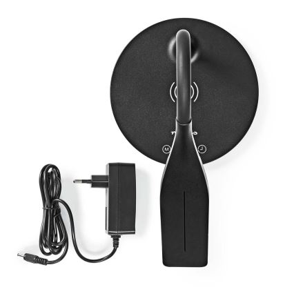 LED Димируем докосване flexible настолна лампа с 15W безжично зареждане Qi LED/5,5W/230V 2700-6500K черен