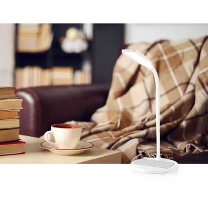 LED Димируем докосване flexible настолна лампа с 15W безжично зареждане Qi LED/5,5W/230V 2700-6500K бял