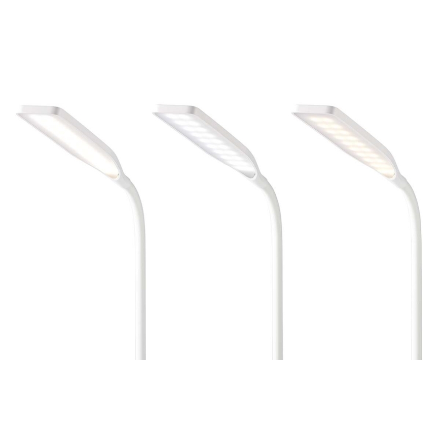 LED Димируем докосване flexible настолна лампа с 15W безжично зареждане Qi LED/5,5W/230V 2700-6500K бял