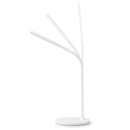LED Димируем докосване flexible настолна лампа с 15W безжично зареждане Qi LED/5,5W/230V 2700-6500K бял