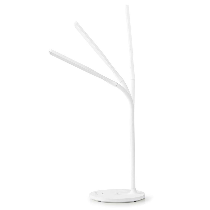 LED Димируем докосване flexible настолна лампа с 15W безжично зареждане Qi LED/5,5W/230V 2700-6500K бял