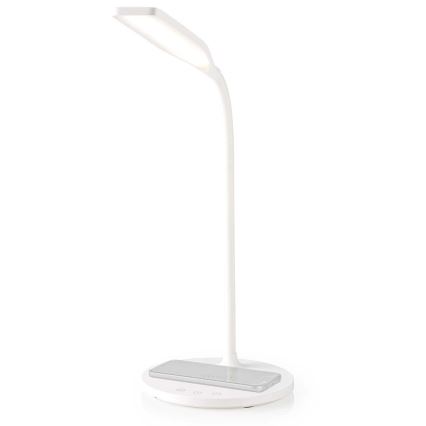 LED Димируем докосване flexible настолна лампа с 15W безжично зареждане Qi LED/5,5W/230V 2700-6500K бял