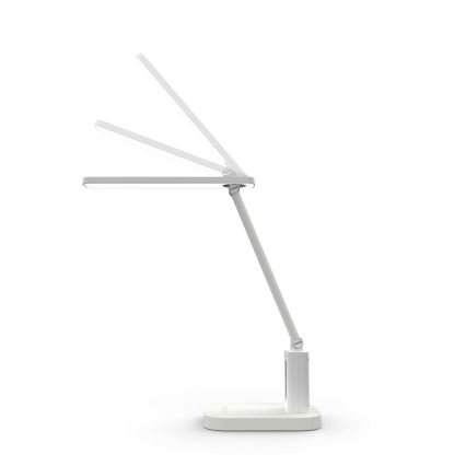 LED димируема презареждаема сензорна настолна лампа с дисплей LED/7,5W/1200 mAh 3000/4000/5700K CRI 90 бяла