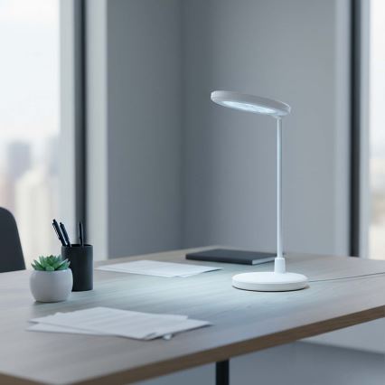 Димируема акумулаторна LED сензорна лампа с огледало LED/6W/1200 mAh 3000/4000/5700K CRI 90 бяла