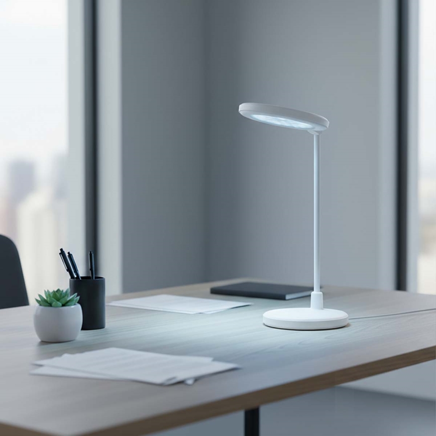 Димируема акумулаторна LED сензорна лампа с огледало LED/6W/1200 mAh 3000/4000/5700K CRI 90 бяла