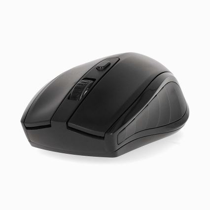 Безжична мишка 800/1200/1600 DPI 2xAAA черен