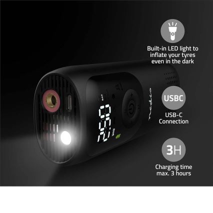 Цифров джобен компресор 4000 mAh 5V