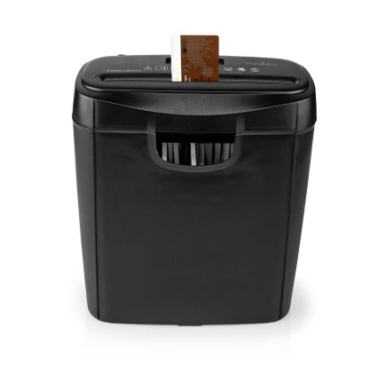 Шредер за хартия A4, вместимост 10 л, 230 V, черен