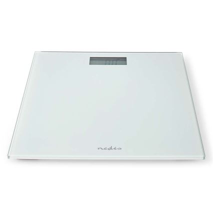 Дигитална везна за тяло 1xCR2032 бяла