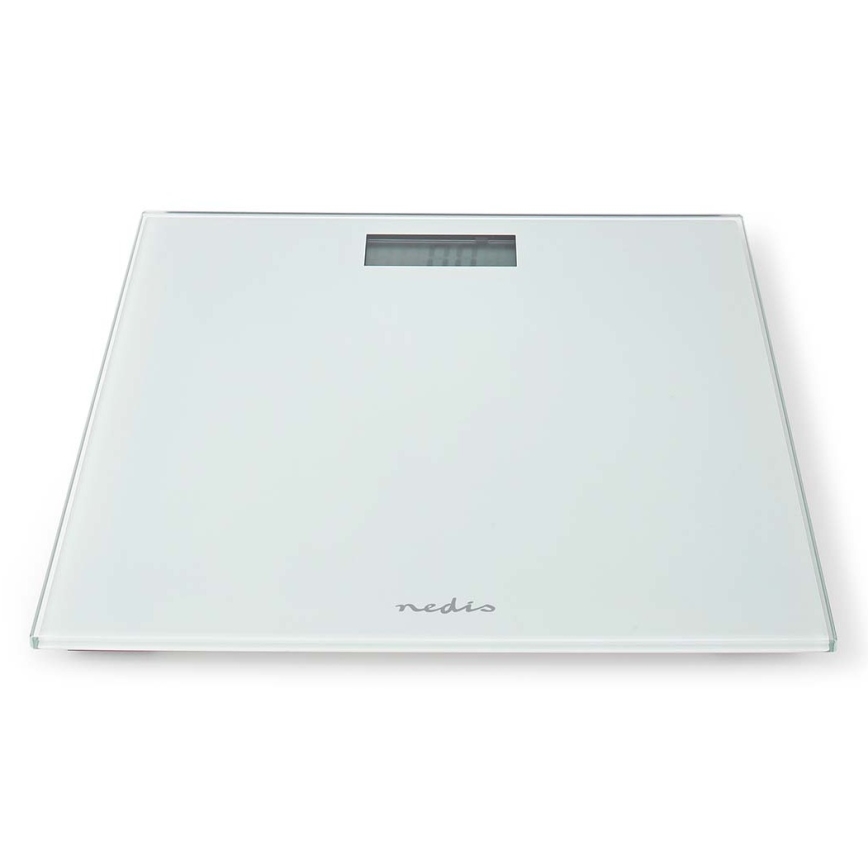 Дигитална везна за тяло 1xCR2032 бяла