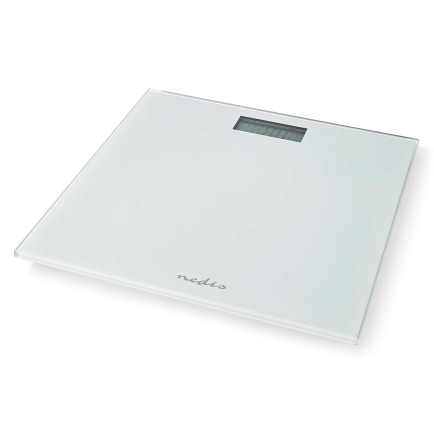 Дигитална везна за тяло 1xCR2032 бяла