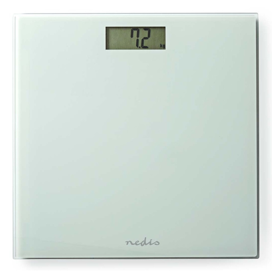 Дигитална везна за тяло 1xCR2032 бяла