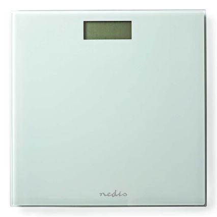 Дигитална везна за тяло 1xCR2032 бяла