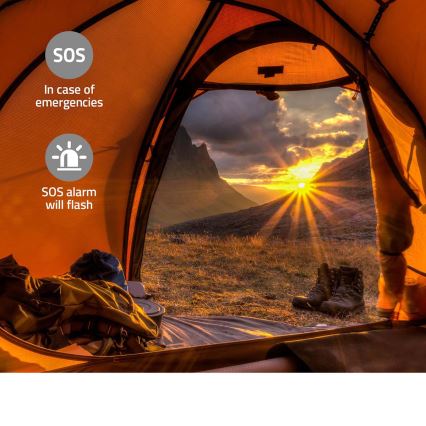 Радио DAB+/FM с манивела, соларен панел и LED фенер, 5V/2500 mAh, зелен/черен