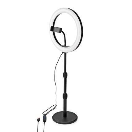 LED Димируема лампа със стойка и поставка за влог LED/6W/USB 2700-6700K