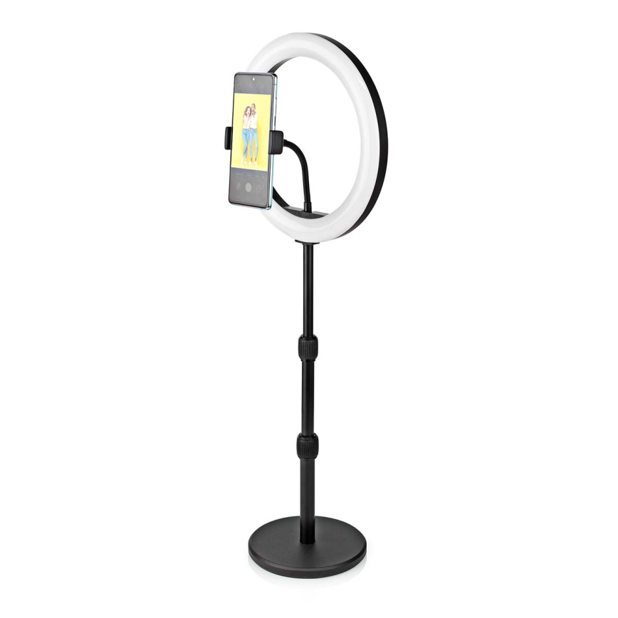 LED Димируема лампа със стойка и поставка за влог LED/6W/USB 2700-6700K