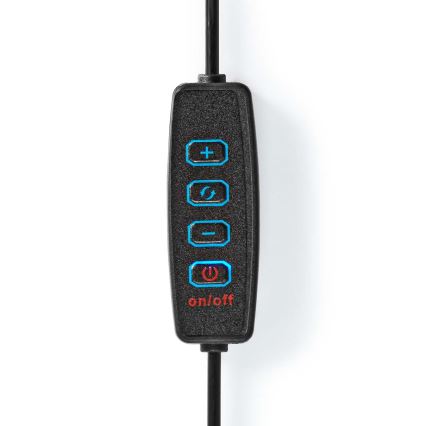 LED Димируема лампа със стойка и поставка за влог LED/6W/USB 2700-6700K
