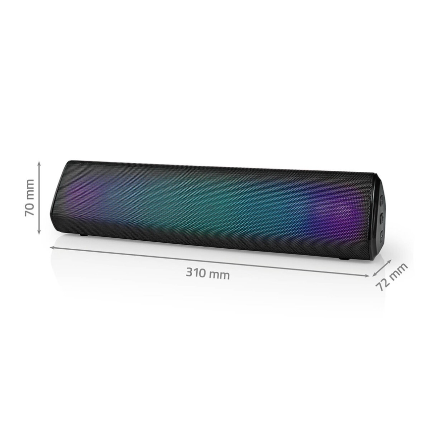 LED RGB Акумулаторна тонколона 18W/1200 mAh