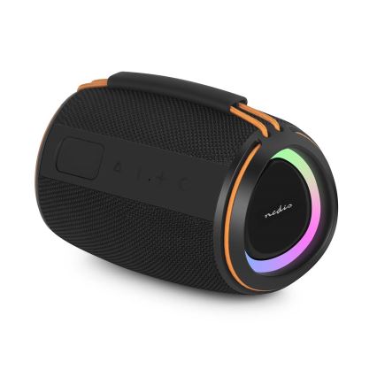 LED акумулаторна колонка 40W/1200 mAh IPX4 черна