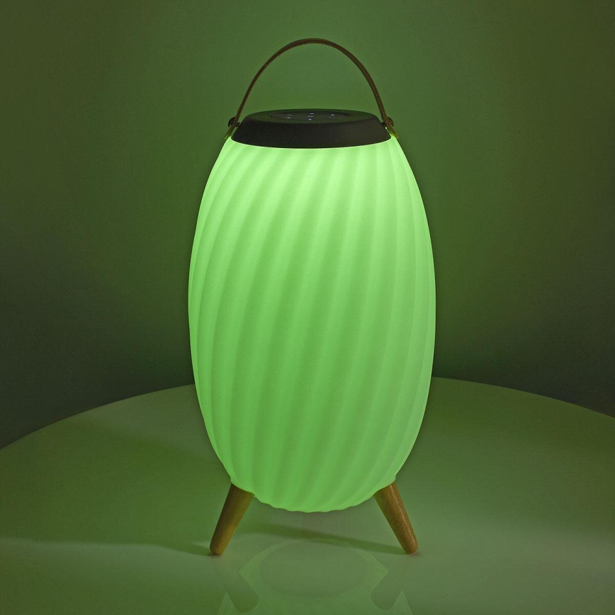 LED RGB Акумулаторен настолна лампа с високоговорител 60W/2200 mAh IPX5