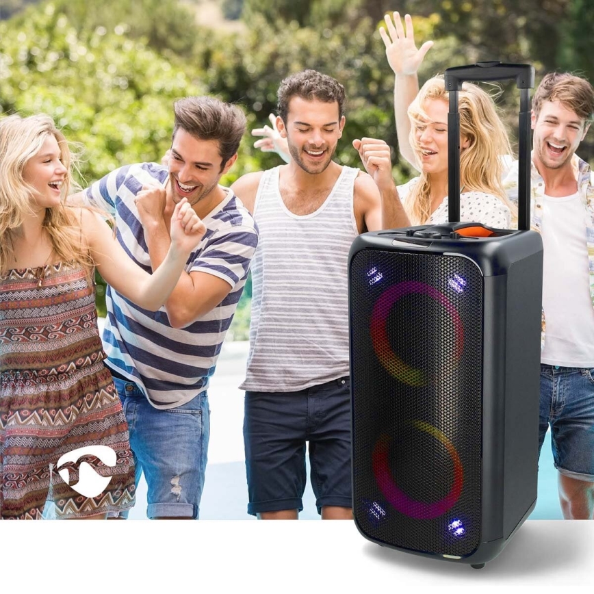 LED RGB Акумулаторна тонколона 240W/4000 mAh + дистанционно управление