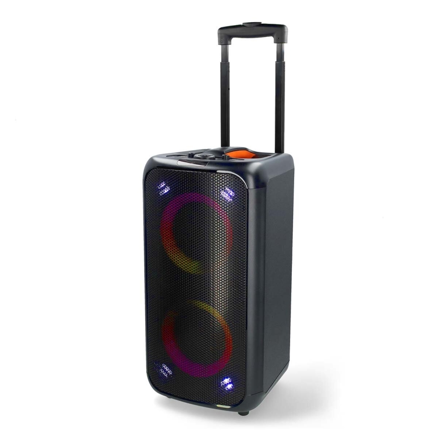 LED RGB Презареждащ се високоговорител 240W/4000 mAh + дистанционно управление