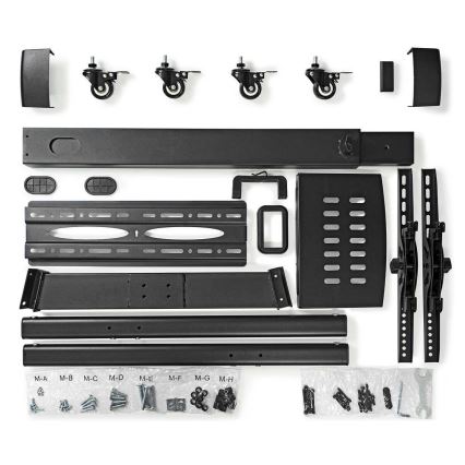 Подова стойка за телевизор 32-55 черен