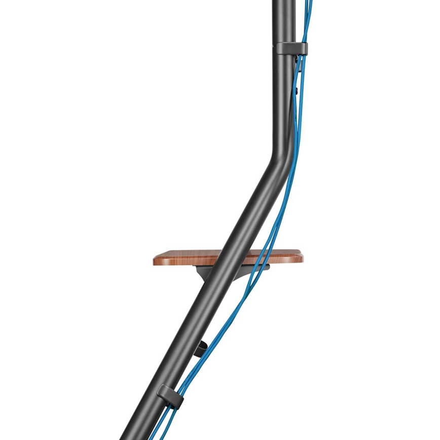 Подова стойка за телевизор 37-75 черна/кафява