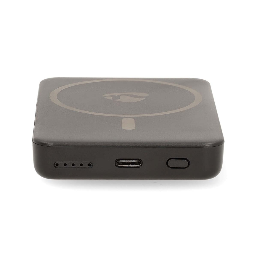 Външна батерия 2в1 MagSafe 5000 mAh черен