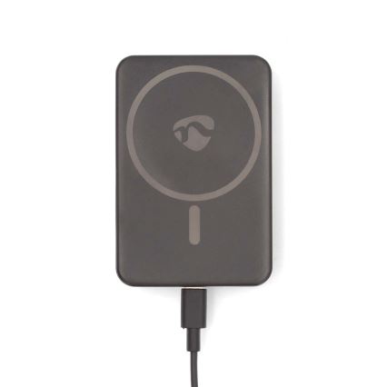 Външна батерия 2в1 MagSafe 5000 mAh черен