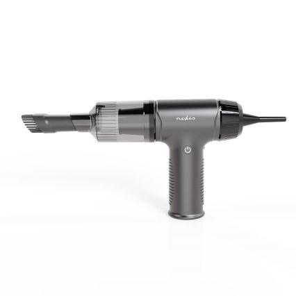 Преносим безжичен прахосмукачка 2 в 1, 90W/6000 mAh, сив/черен