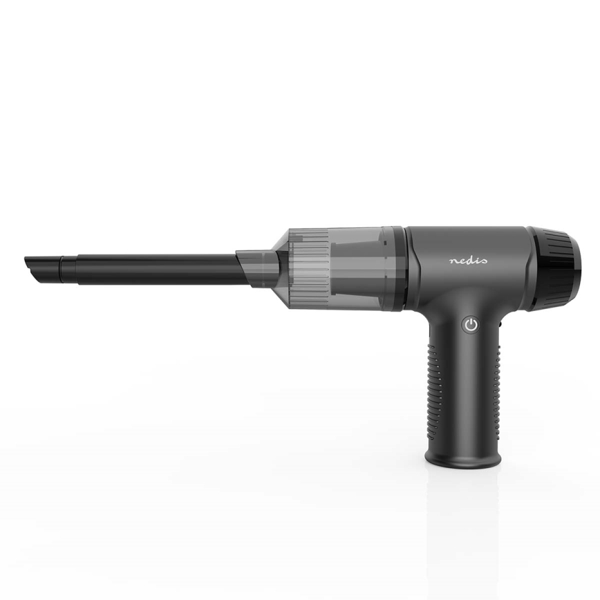 Преносим безжичен прахосмукачка 2 в 1, 90W/6000 mAh, сив/черен