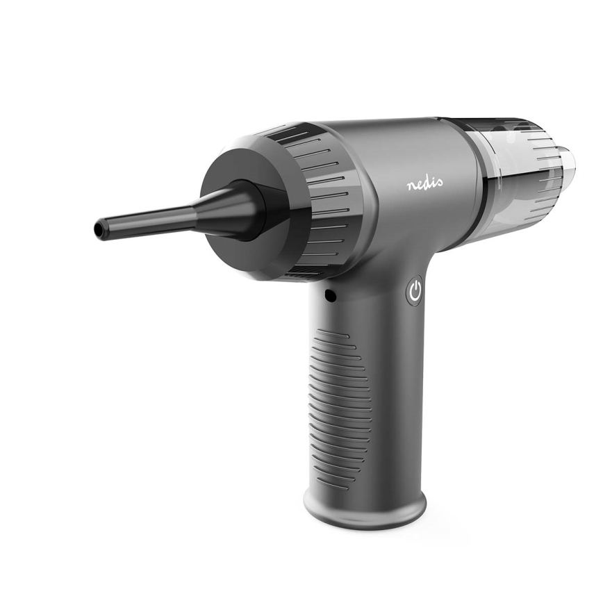 Преносим безжичен прахосмукачка 2 в 1, 90W/6000 mAh, сив/черен