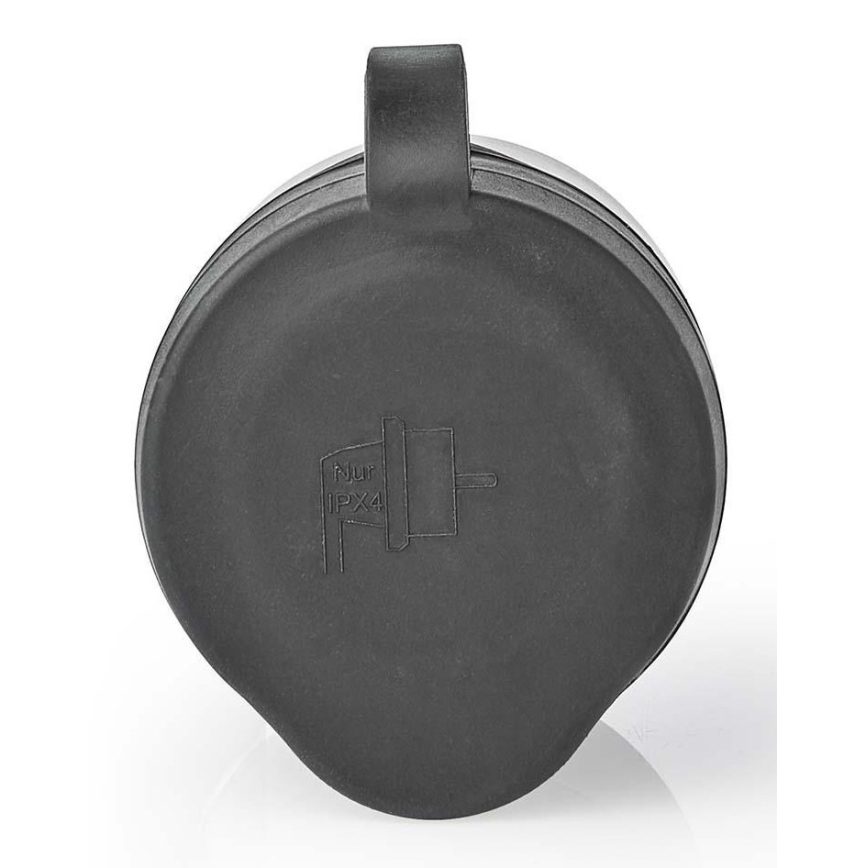 Умен контакт 3680W/230V/Schuko Тип F/16A Wi-Fi IP44 черен